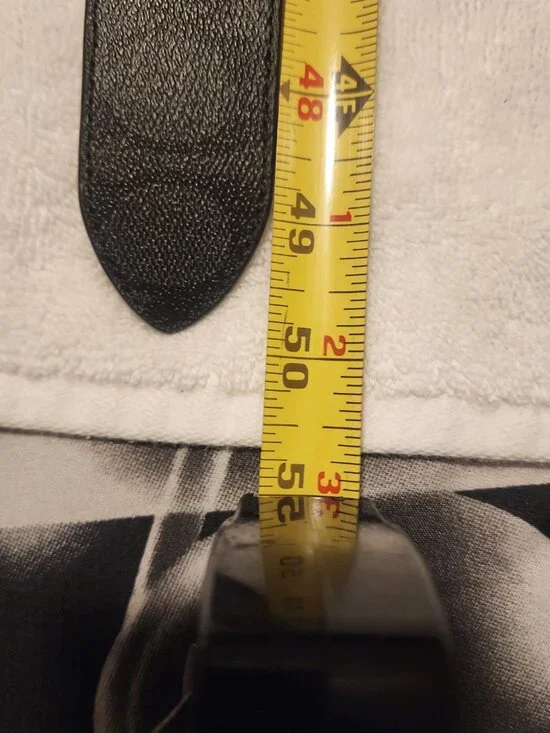 Coach Unisex Black Logo Dress Belt Adjustable Buckle Size 42 Designer New! - Picture 9 of 12